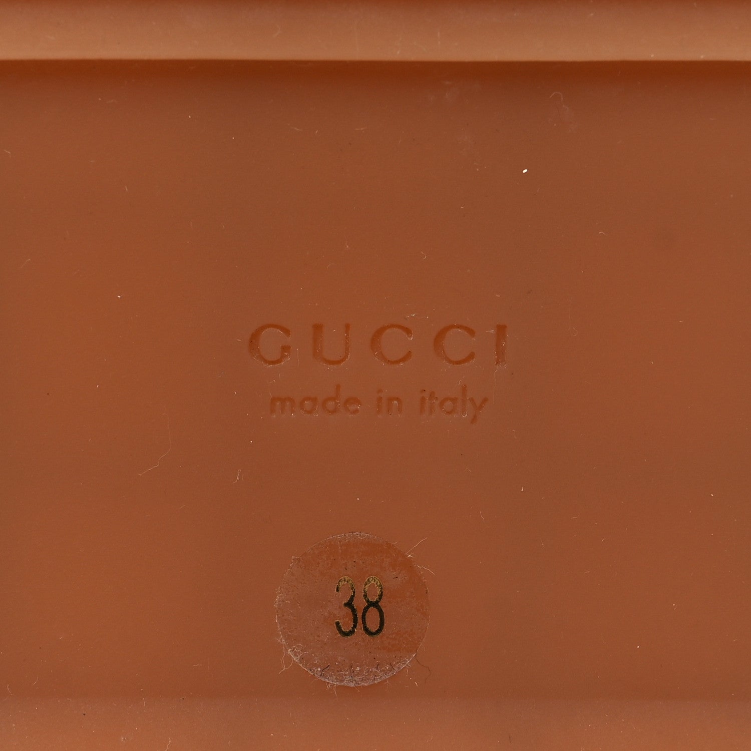 Gucci Monogram Maxi GG Angelina Platform 55mm Slide Sandals 38 Camel Ebony 7 of 9