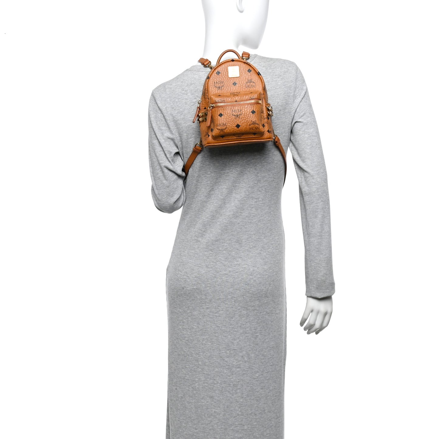 Visetos Side Stud X-Mini Stark Bebe Boo Backpack Cognac