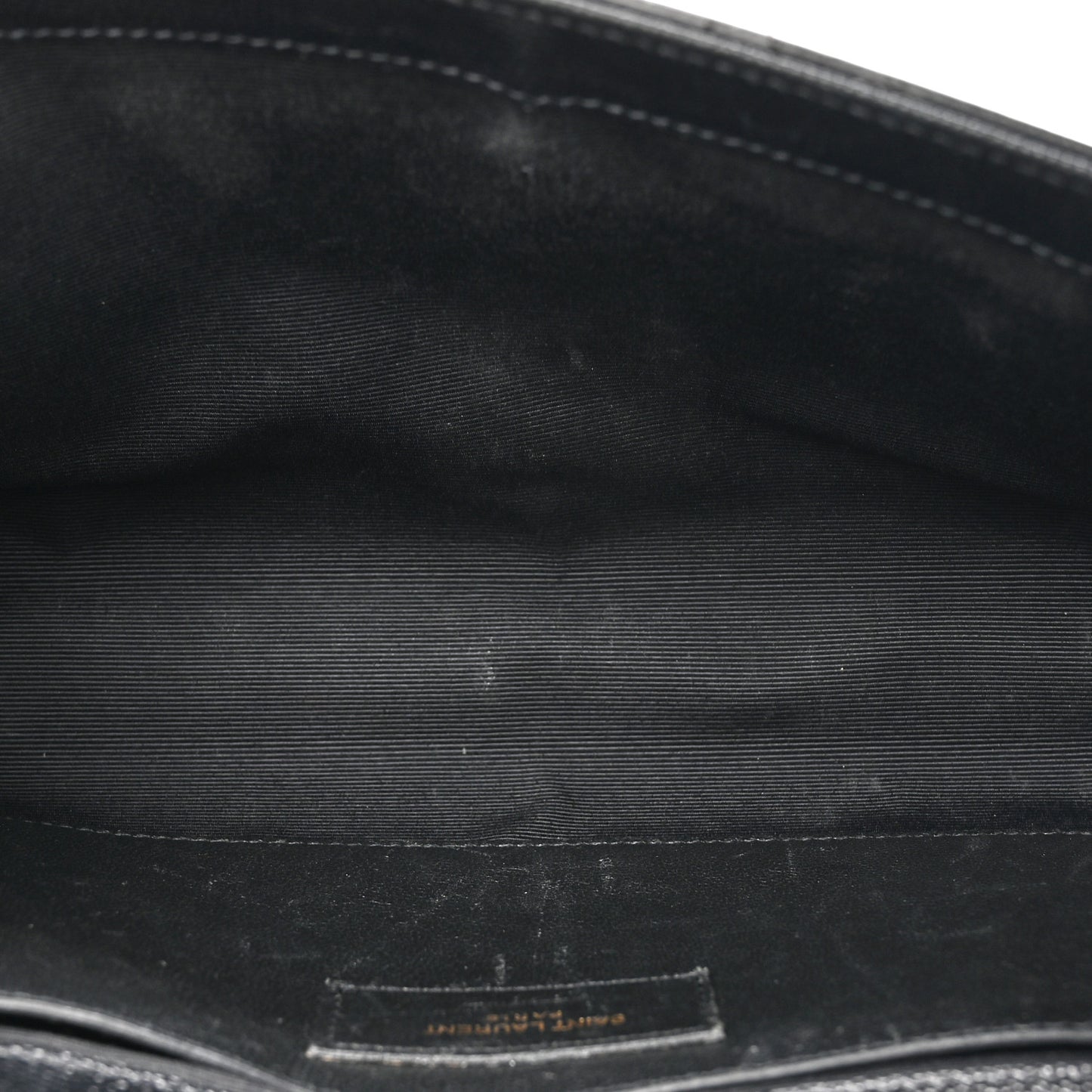 Grain De Poudre Medium Classic Monogram Kate Satchel Black