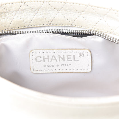 Chanel Lambskin Soft and Chain Pochette White 6 of 10