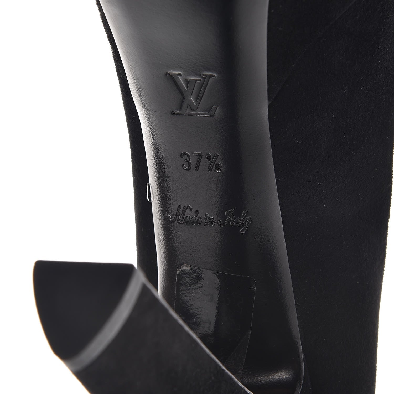 Louis Vuitton Suede Last Dance Pumps Heels 37.5 Black 6 of 9