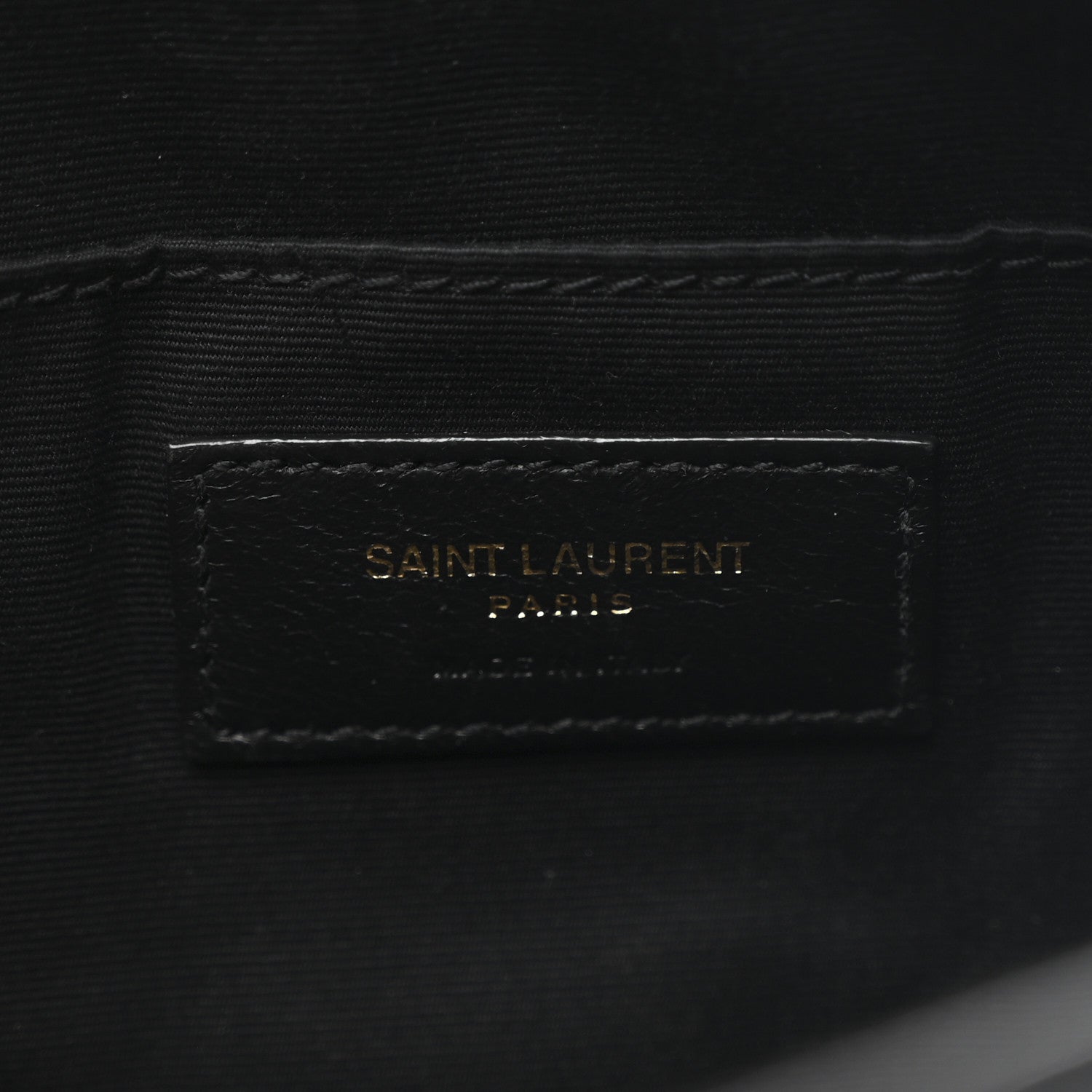 Saint Laurent Calfskin Matelasse Monogram Lou Camera Bag Black 6 of 11