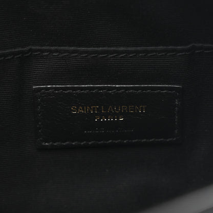 Saint Laurent Calfskin Matelasse Monogram Lou Camera Bag Black 6 of 11