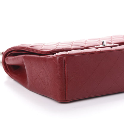 Chanel Caviar Quilted Maxi Double Flap Red 9 of 10