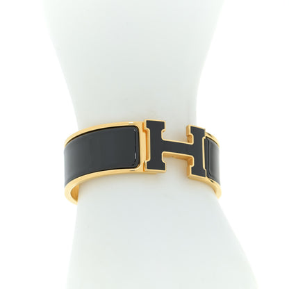 Hermes Enamel Wide Clic Clac H Bracelet PM Black 2 of 6