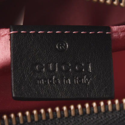 Gucci Velvet Matelasse Marquise Crystals Mini GG Marmont Chain Shoulder Bag Black 8 of 9