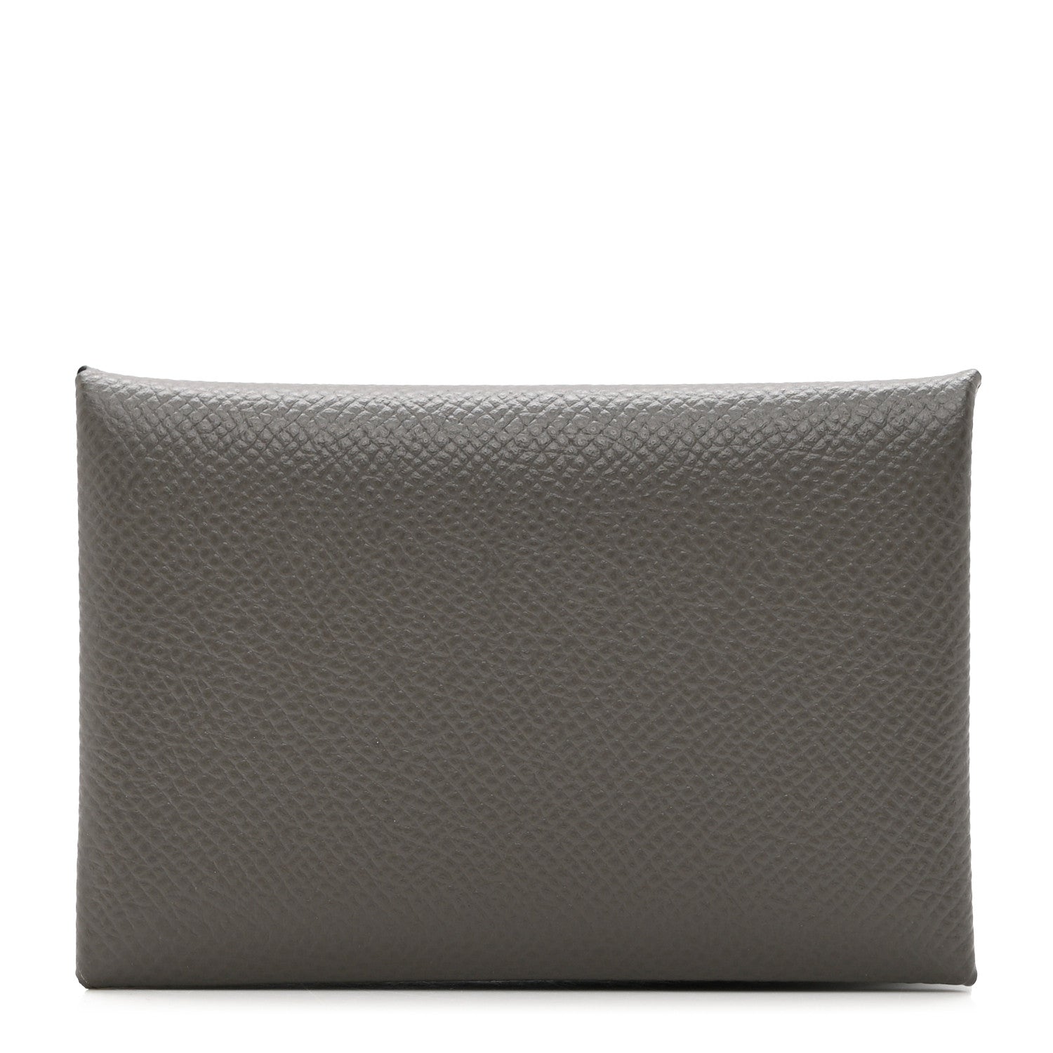 Hermes Epsom Calvi Card Case Gris Meyer 1 of 7