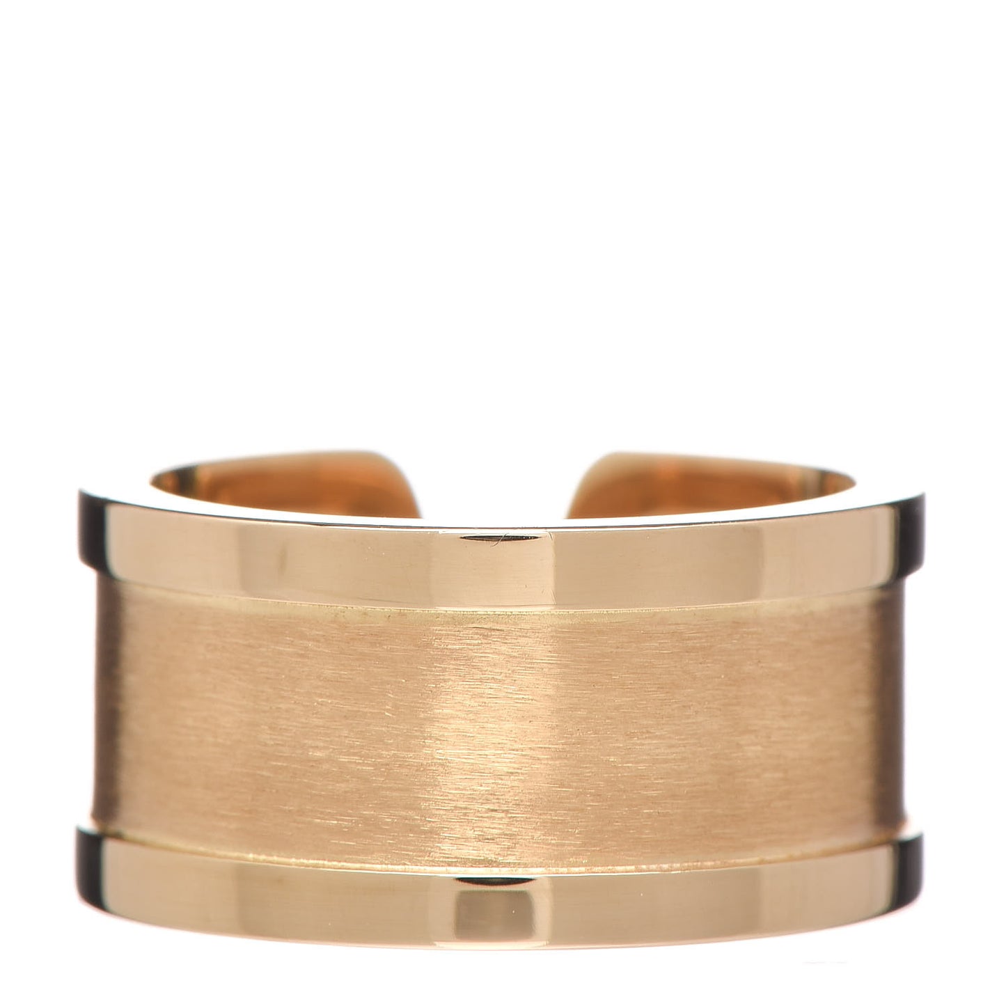 18K Yellow Gold 10mm Logo De Ring 51 5.75