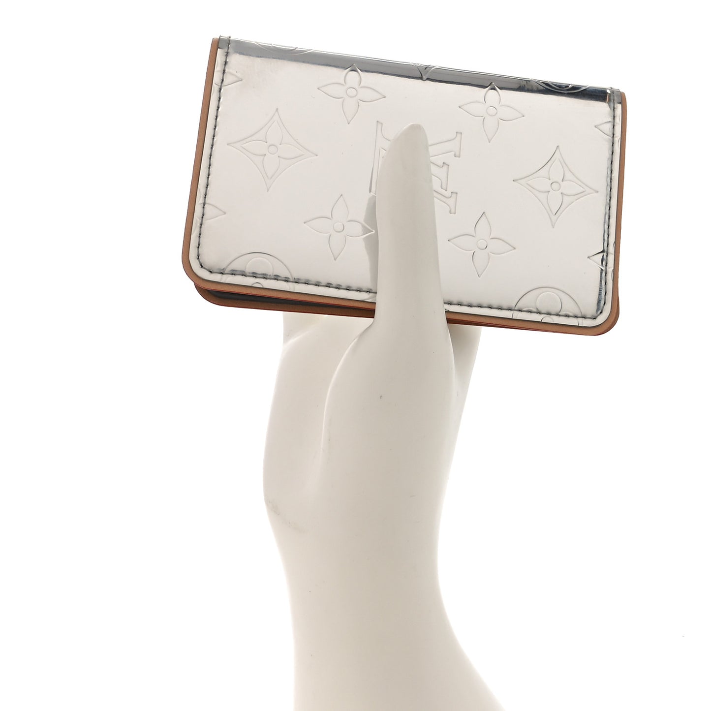 Monogram Mirror Slender Pocket Organizer
