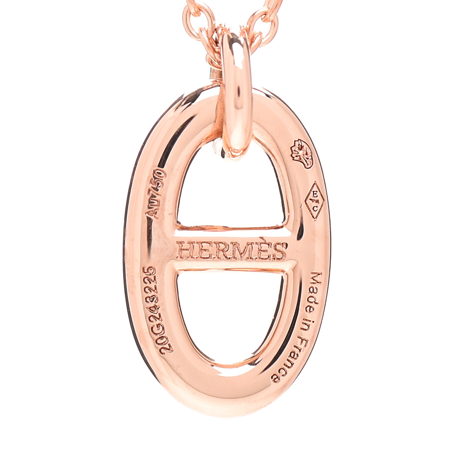 Hermes 18K Rose Gold PM Farandole Pendant Necklace 5 of 6