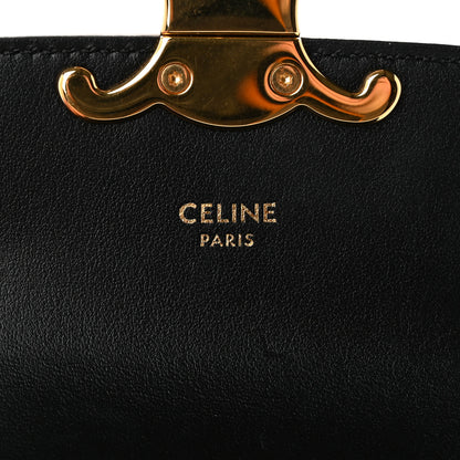 Celine Shiny Calfskin Mini Chain Claude Black 6 of 11