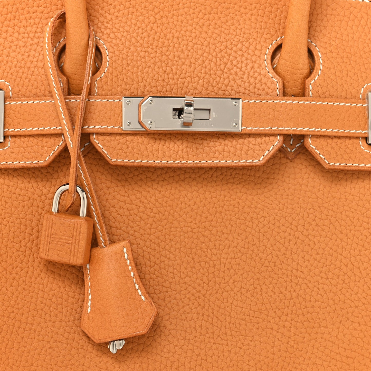 Vache Naturelle Grainee Birkin Sellier 30 Natural Sable