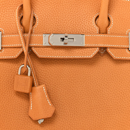 Hermes Vache Naturelle Grainee Birkin Sellier 30 Natural Sable 8 of 13