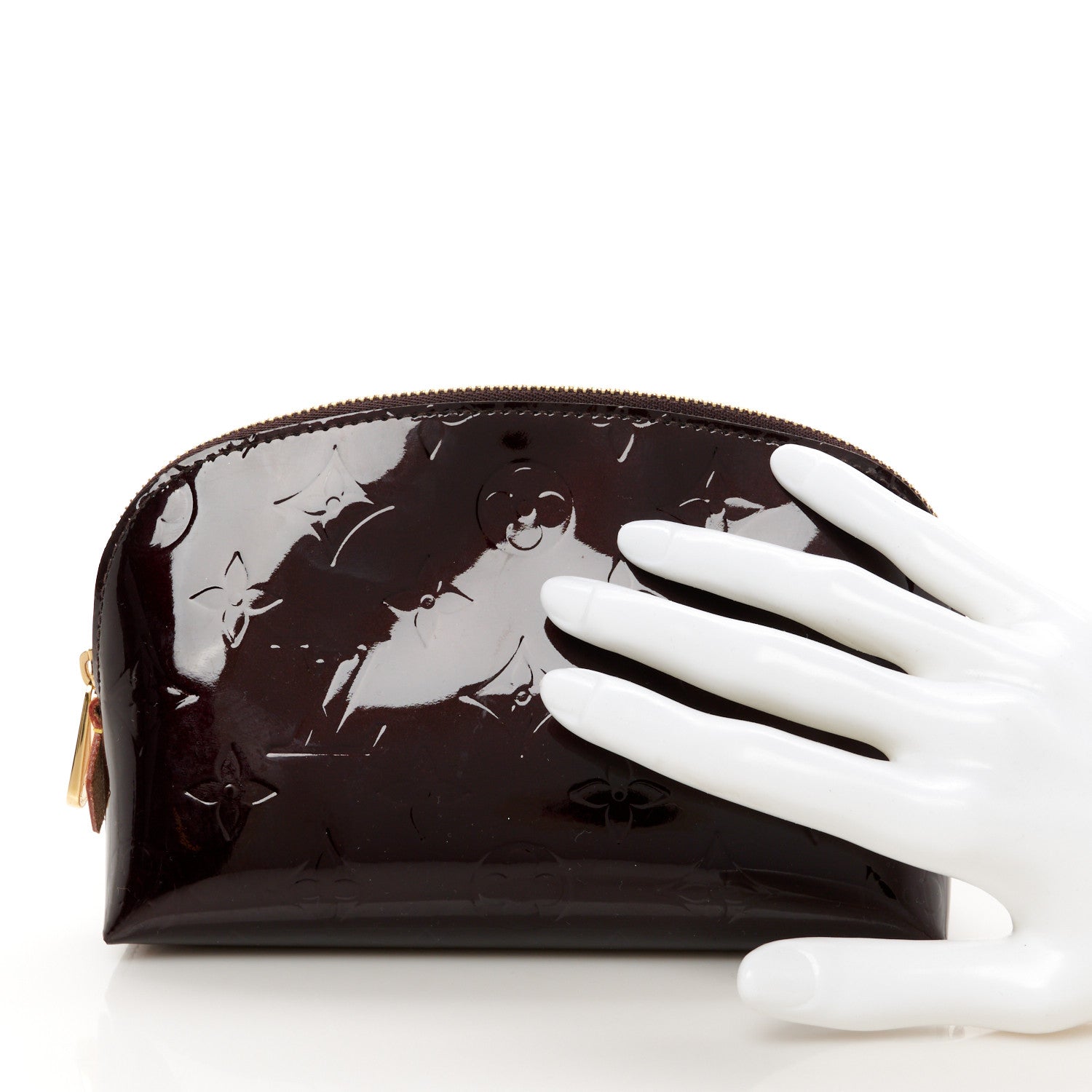 Louis Vuitton Vernis Cosmetic Pouch Amarante 2 of 7