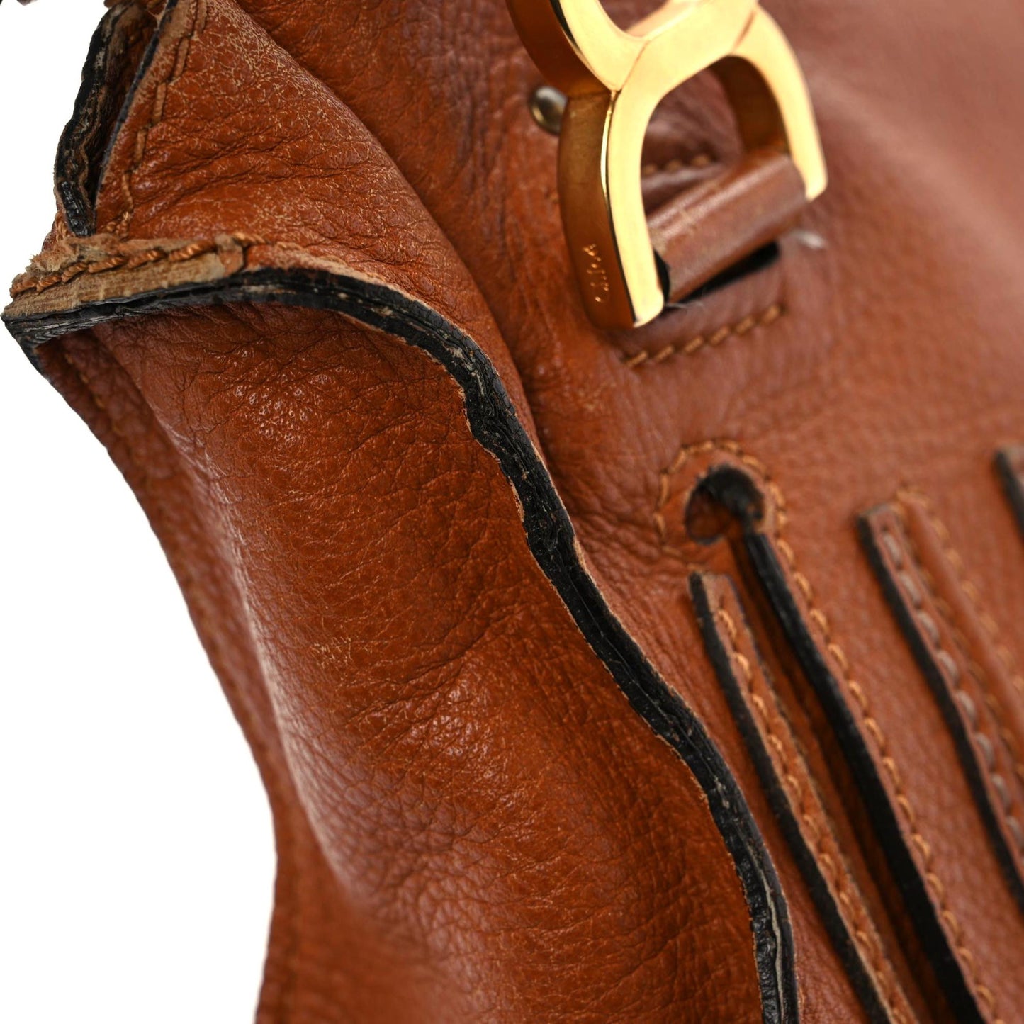 Calfskin Medium Marcie Satchel Tan