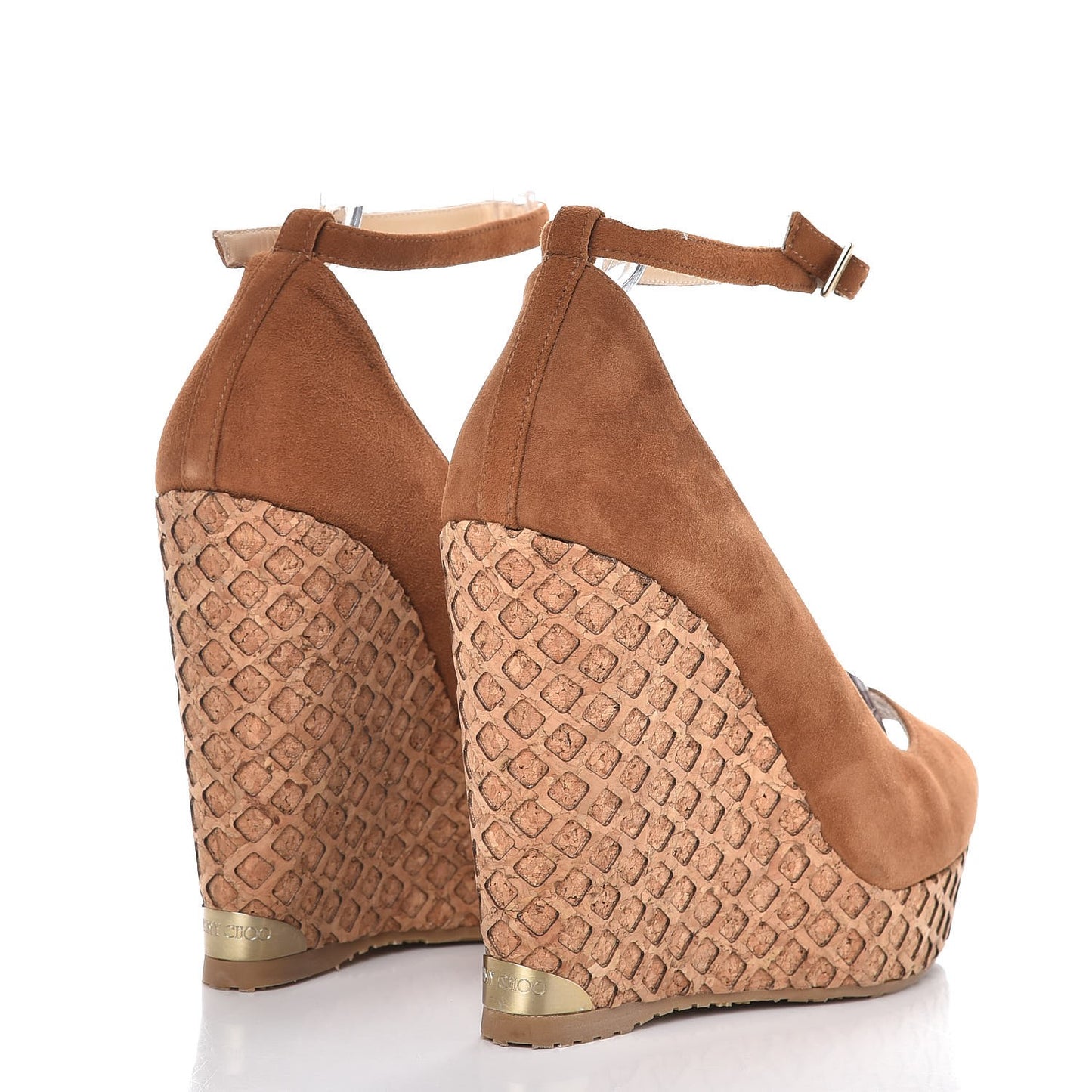 Suede Cork Pacific 120 Wedge Sandals 39 Canyon