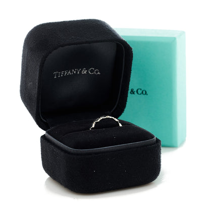 Tiffany Sterling Silver Paloma Picasso Crown Hearts Band Ring 48 4.5 5 of 5