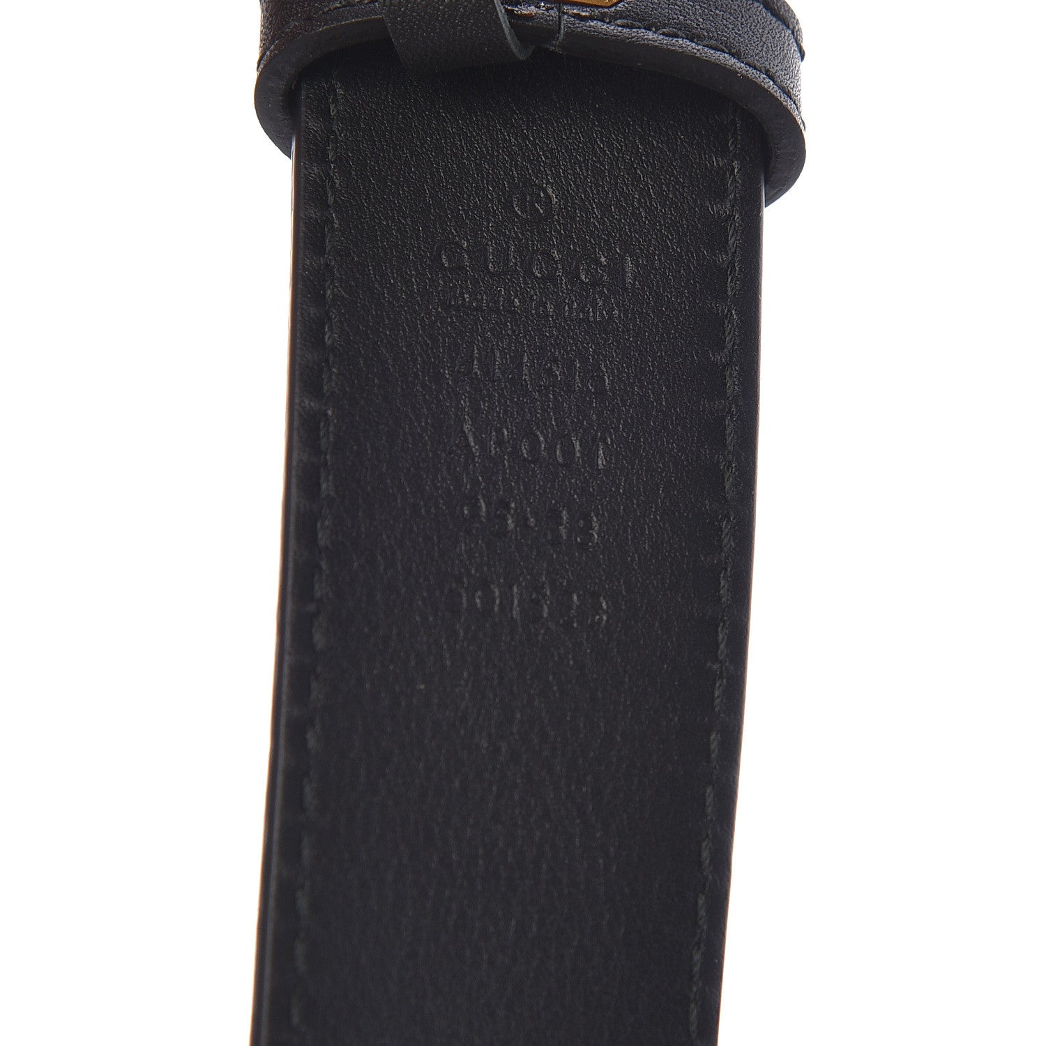 Gucci Calfskin Double G 30mm Belt 95 38 Black 4 of 7