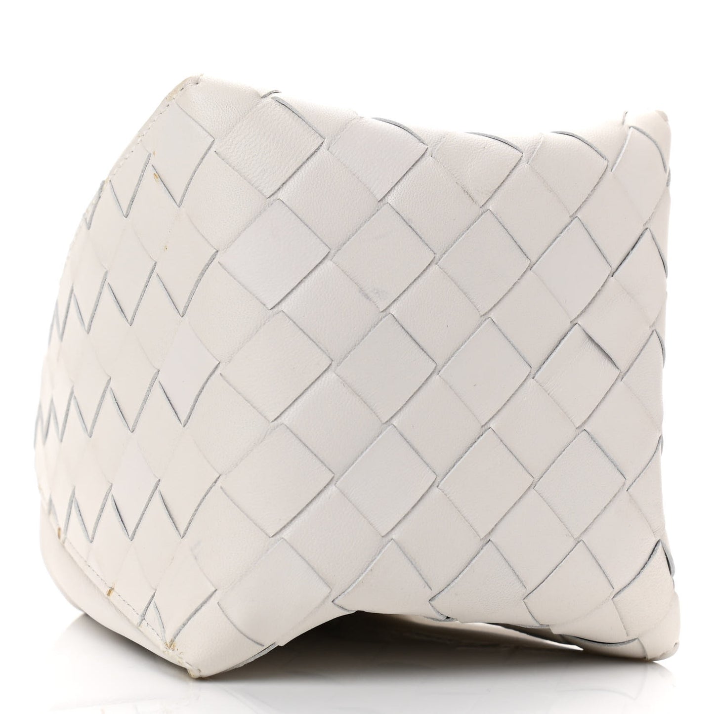 Nappa Intrecciato The Mini Knot Shoulder Bag Chalk