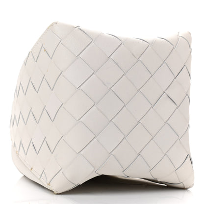 Bottega Veneta Nappa Intrecciato The Mini Knot Shoulder Bag Chalk 4 of 11