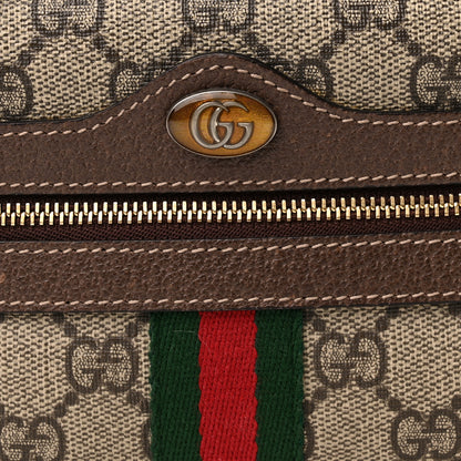 Gucci GG Supreme Monogram Web Mini Ophidia Shoulder Bag Brown 8 of 11