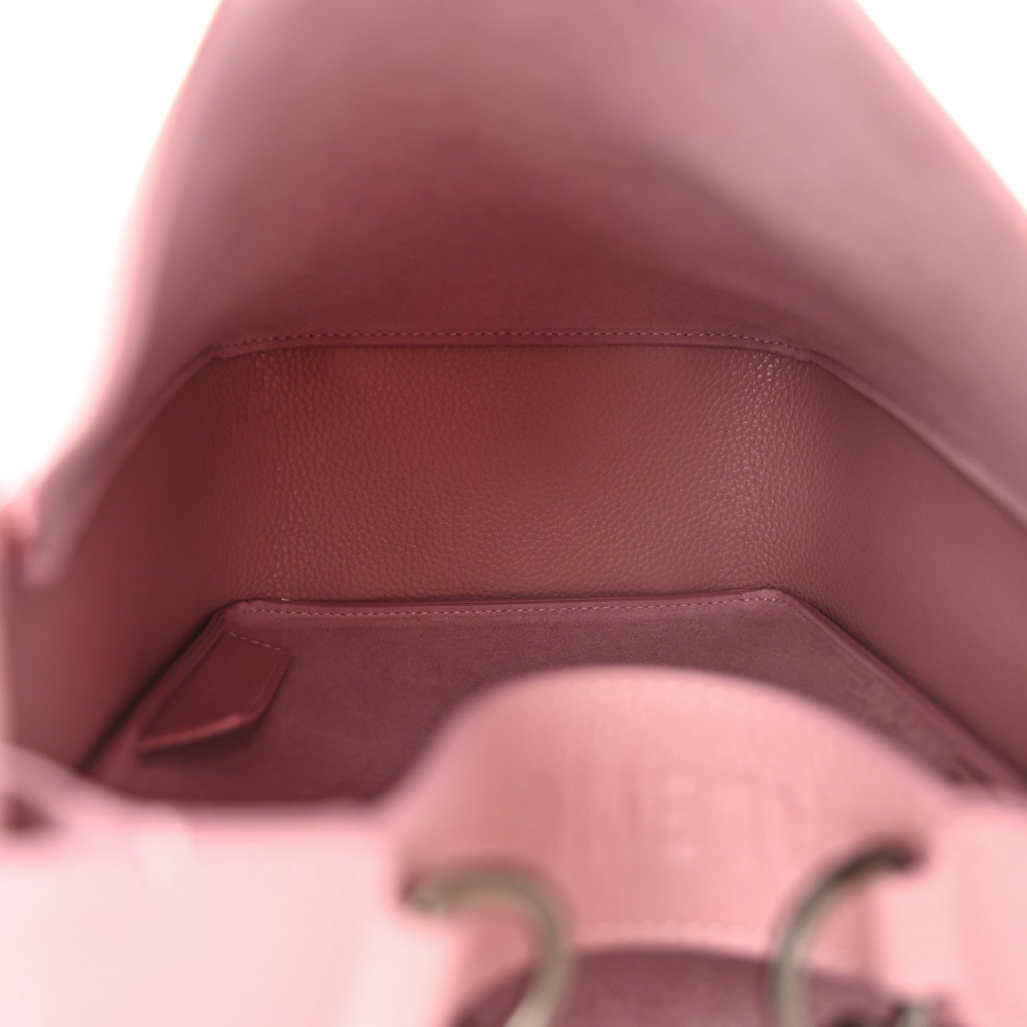 Calfskin Logo Embossed XS Tool 2.0 North-South Tote Powder Pink