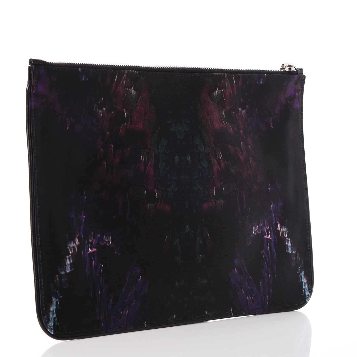 Silk Skull Charm Pouch Bag Multi