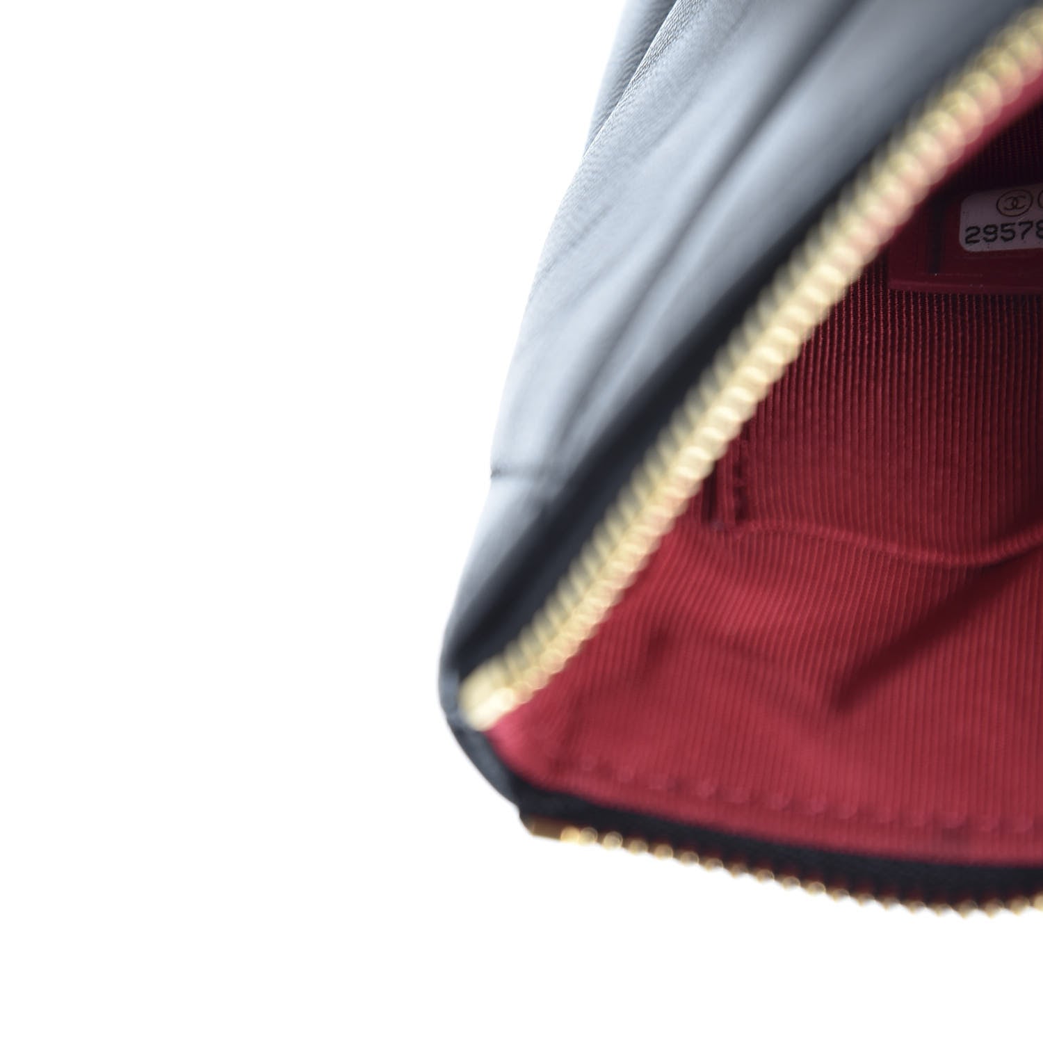 Chanel Goatskin Quilted 19 Cosmetic Case Black 8 of 9