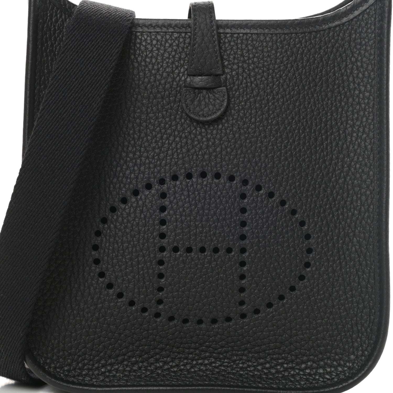 Hermes Taurillon Clemence Evelyne TPM Black 8 of 11