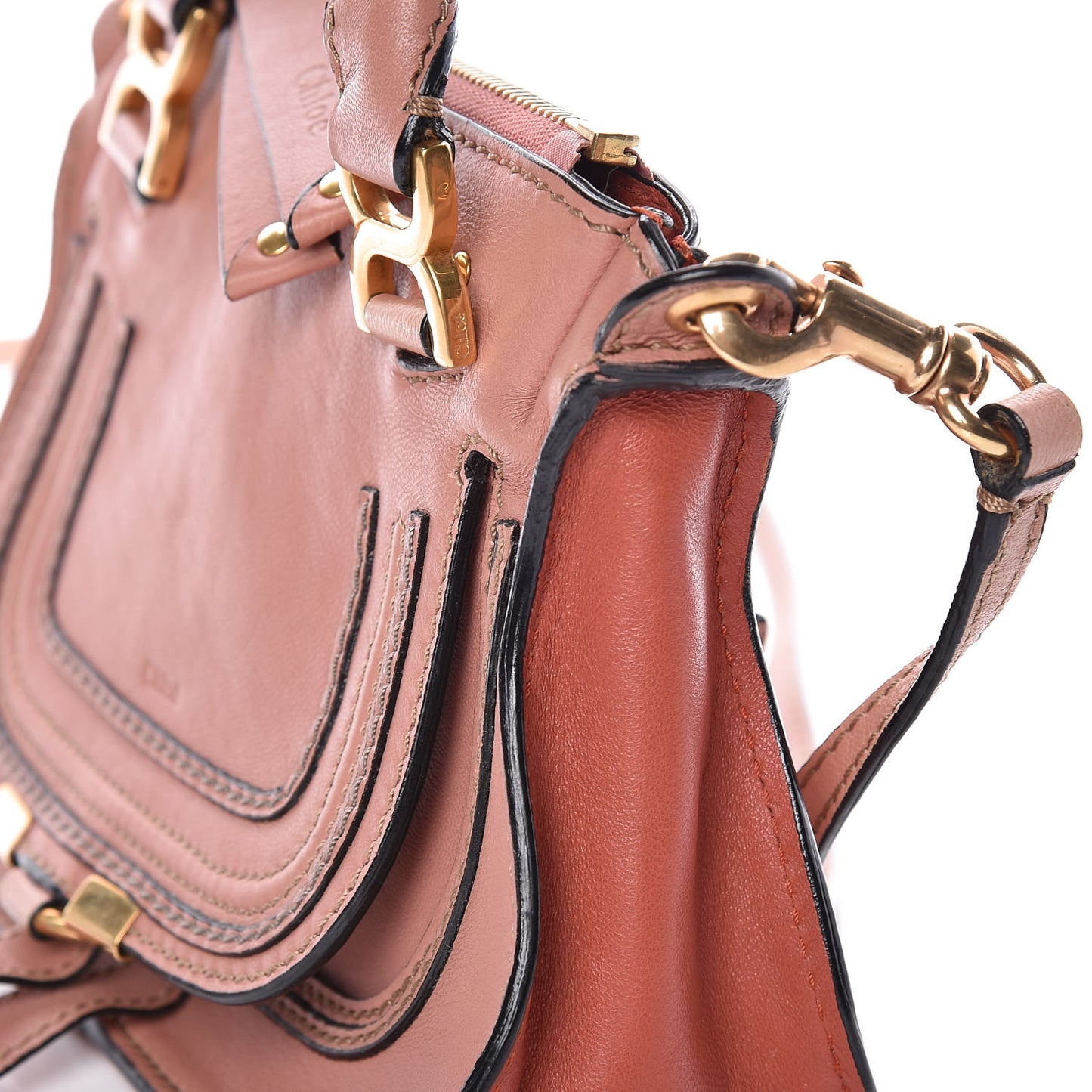 Calfskin Mini Marcie Satchel Waterlily