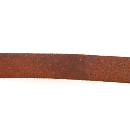 Gucci Cuoio Toscano Nickel Double G 30mm Belt 75 30 Cuir 6 of 6