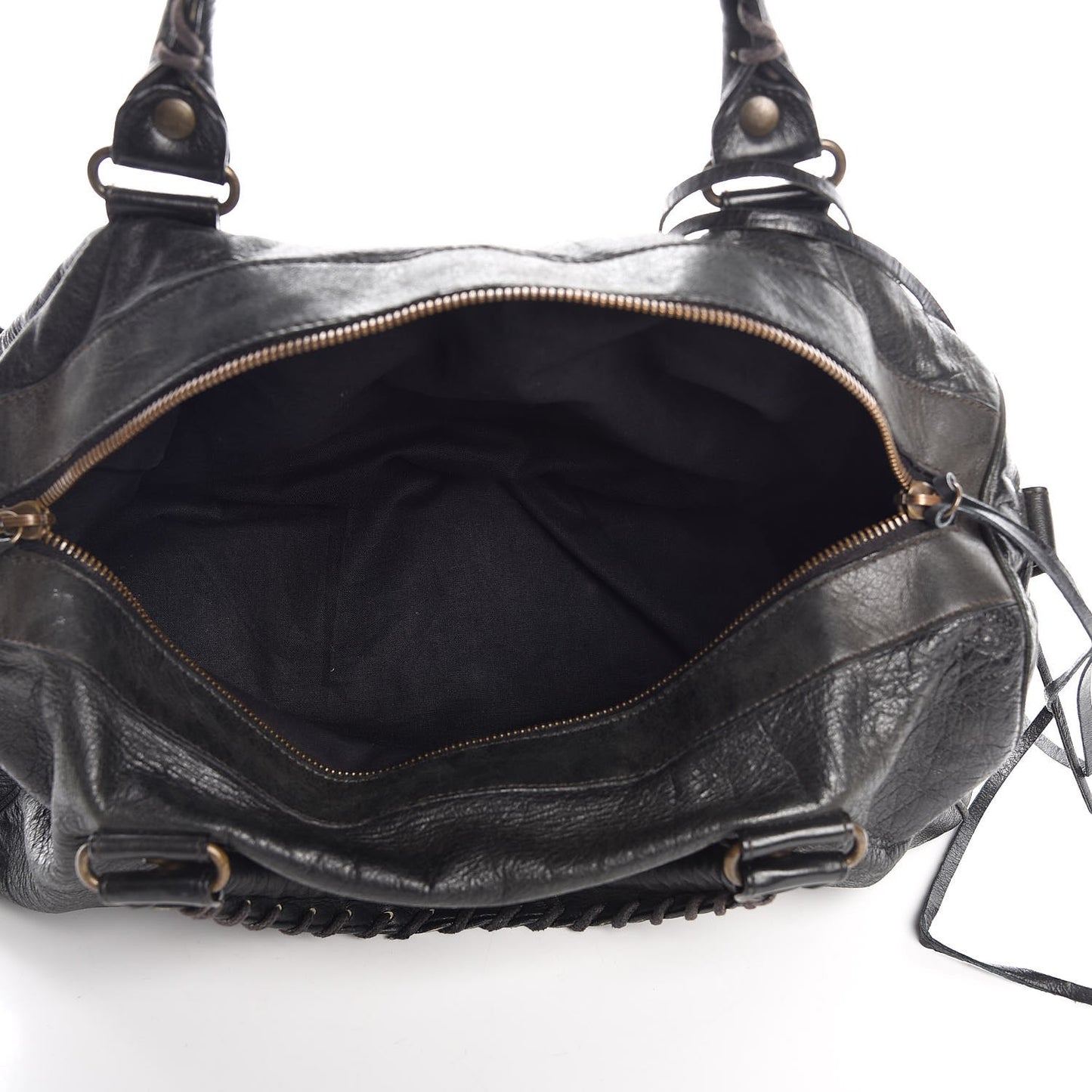 Chevre Classic Hardware Twiggy Black