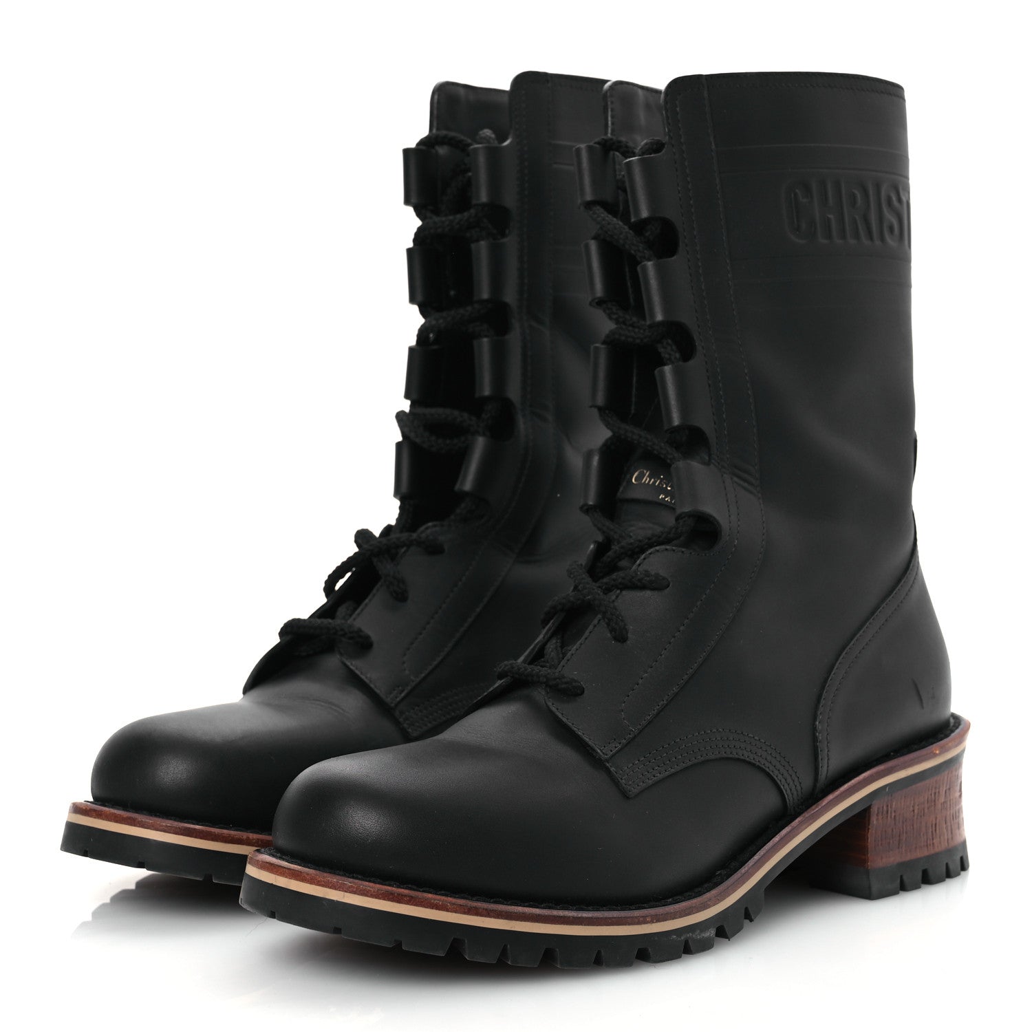 Christian Dior Calfskin Dior Quest 35mm Hiking Boots 41 Black 4 of 12