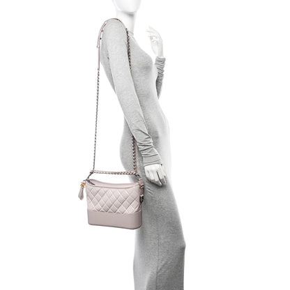 Chanel Aged Calfskin Quilted New Medium Gabrielle Hobo Light Purple 2 of 11