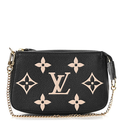 Louis Vuitton Empreinte Monogram Giant Mini Pochette Accessories Black 1 of 9