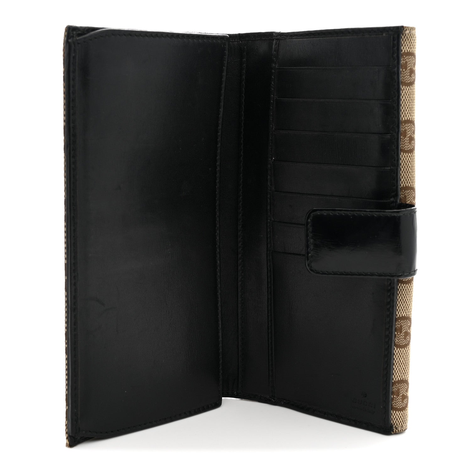 Gucci Monogram Eclipse Continental Wallet Black 5 of 12