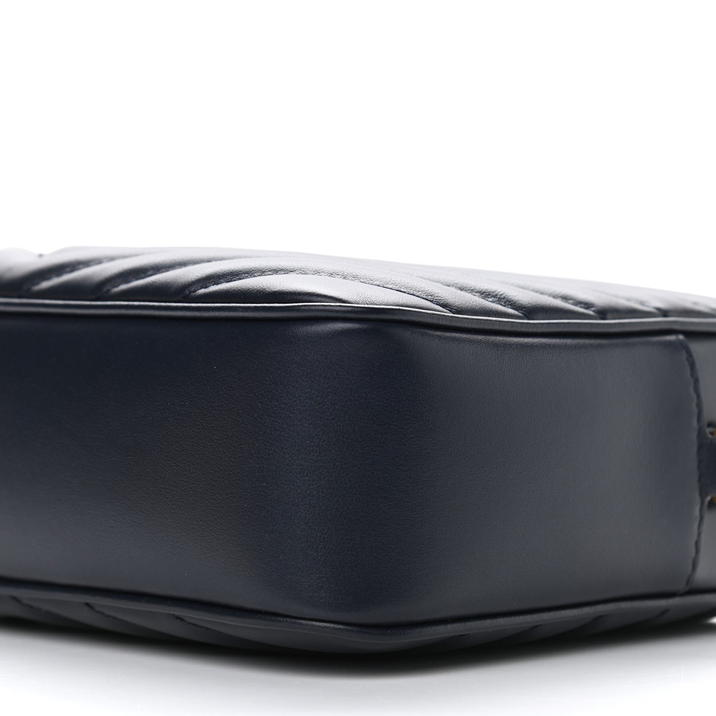 Calfskin Matelasse Monogram Lou Camera Bag Navy