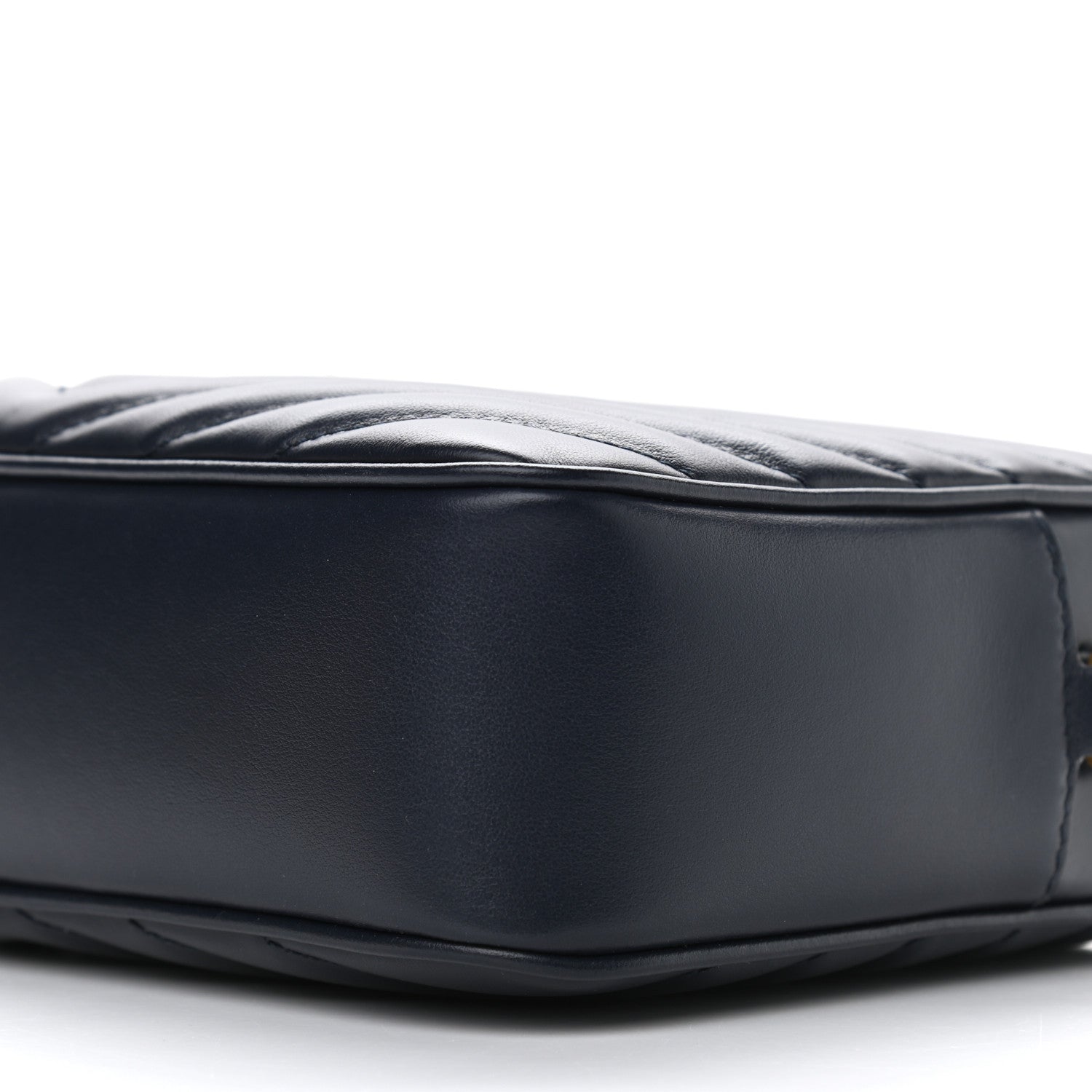 Saint Laurent Calfskin Matelasse Monogram Lou Camera Bag Navy 9 of 9