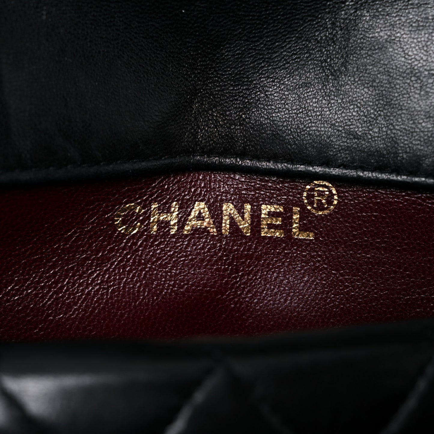 Lambskin Quilted Medium Single Flap Black