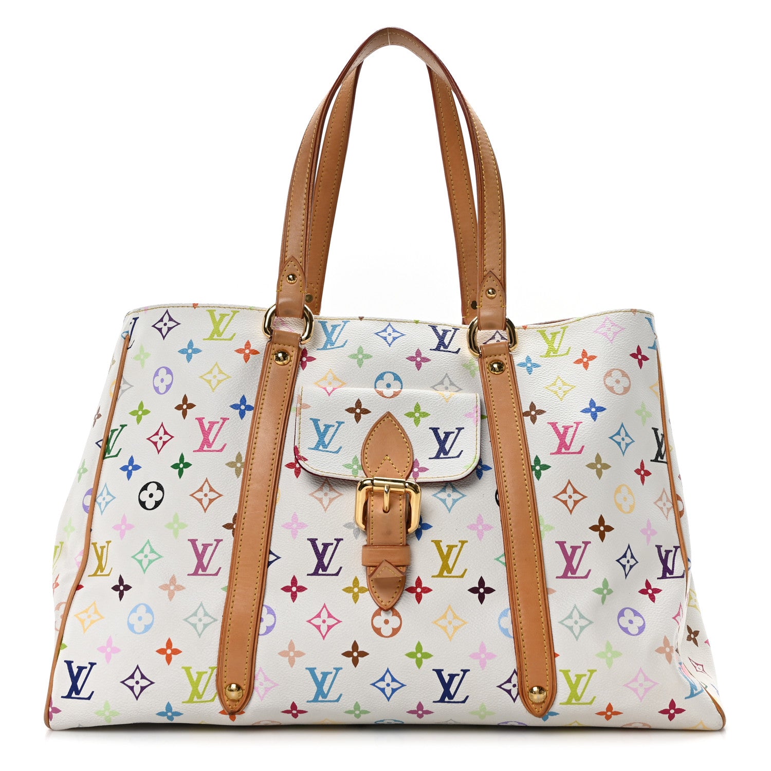 Louis Vuitton Monogram Multicolor Aurelia GM White 1 of 9