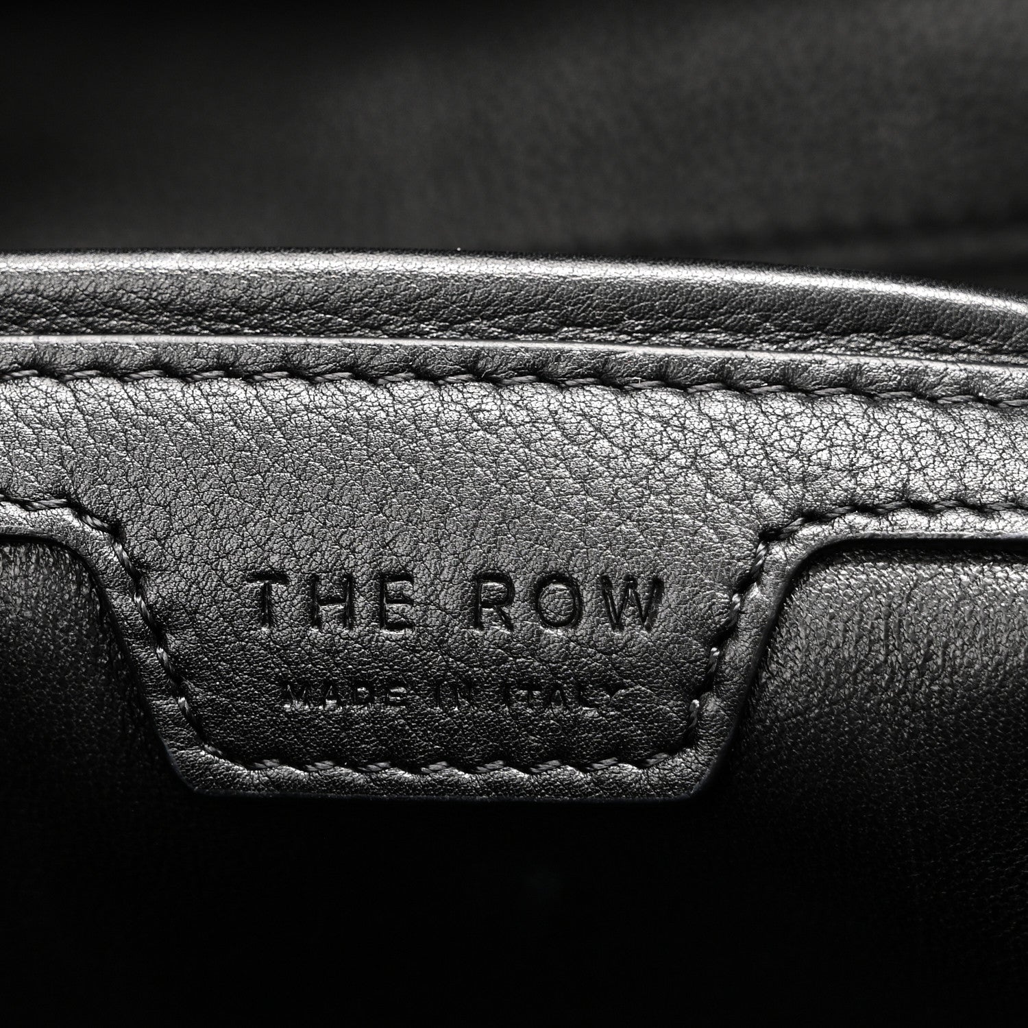 The Row Grained Calfskin Terrasse Bag Black 6 of 9