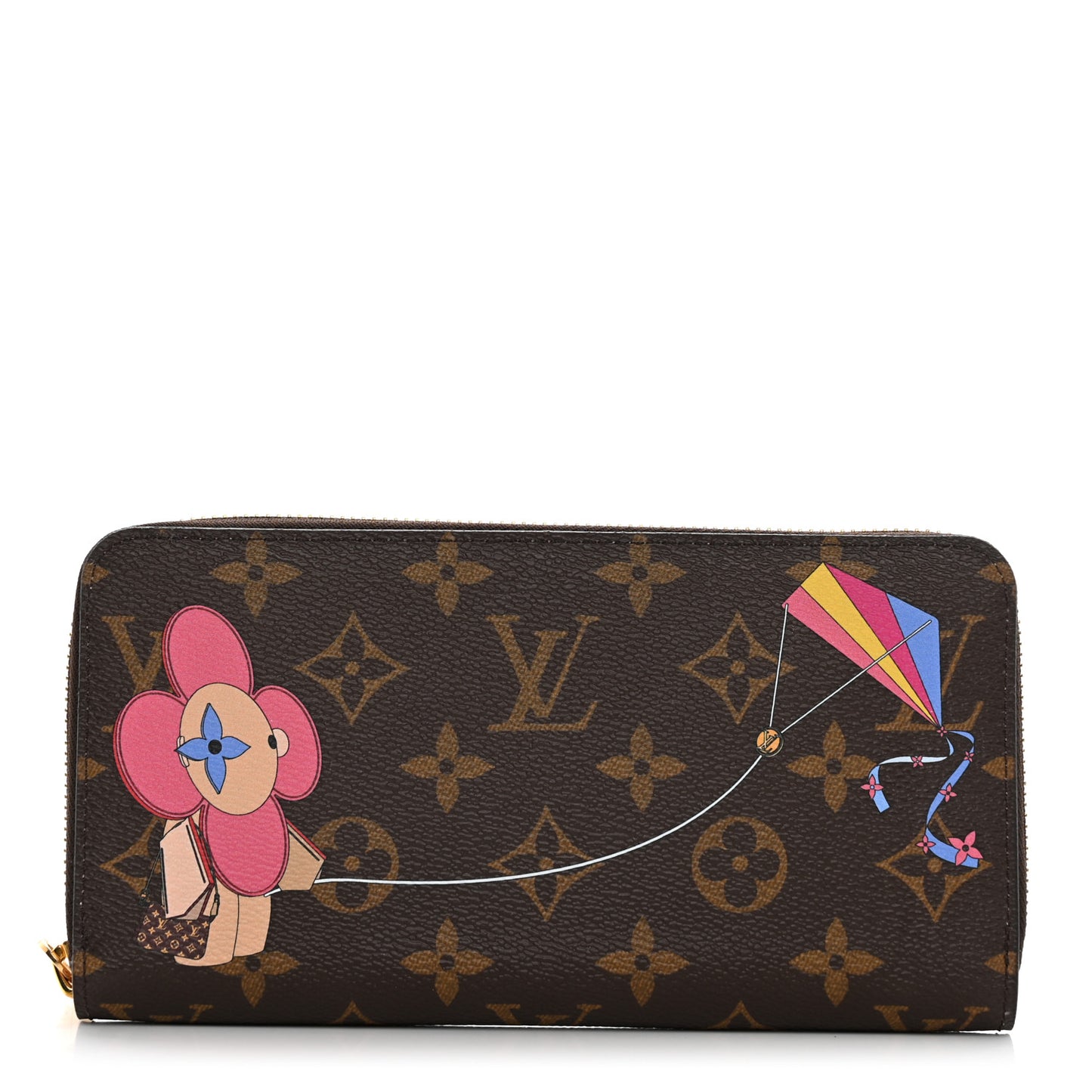 Monogram 2019 Christmas Animation Zippy Wallet Rose Ballerine