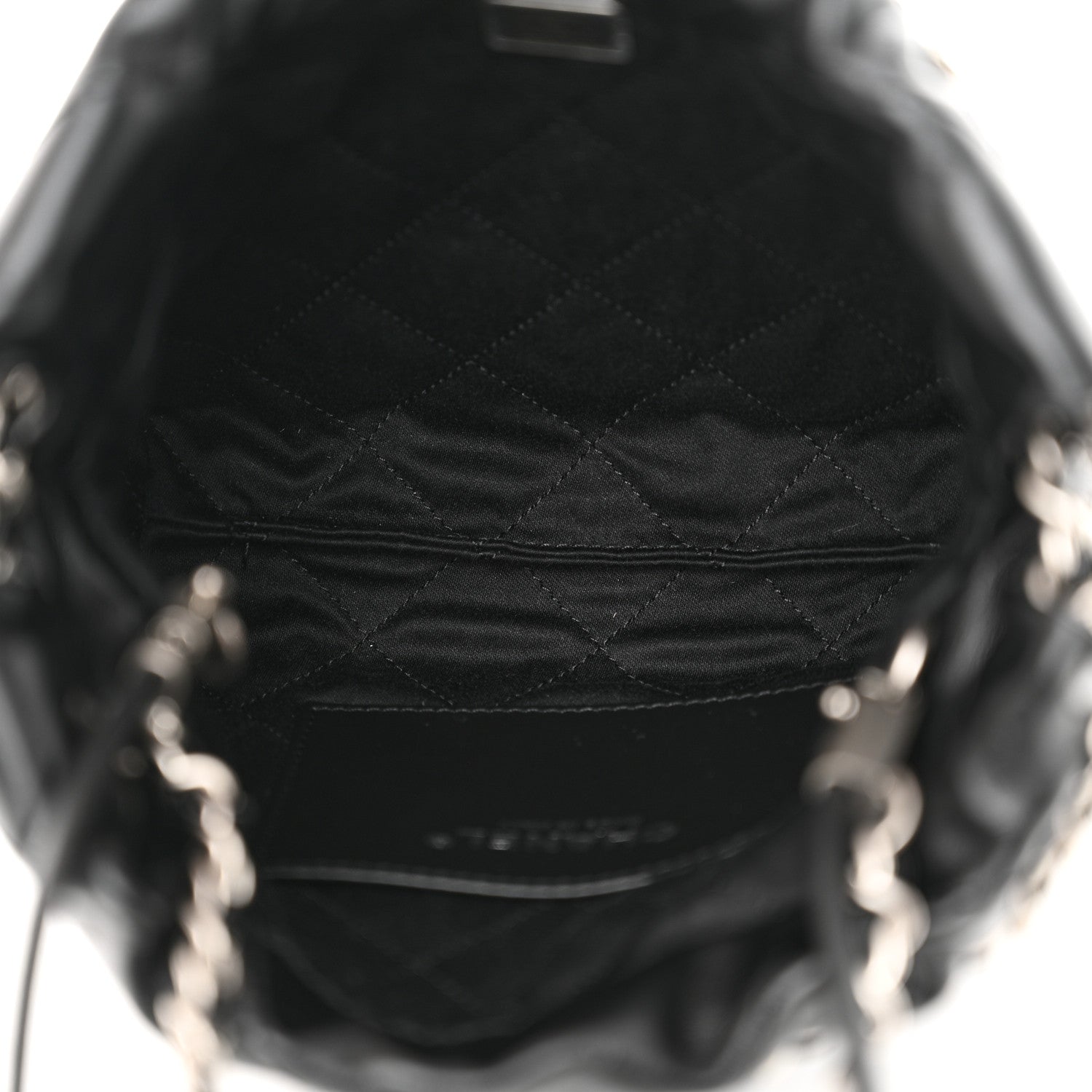Chanel Shiny Calfskin Quilted Mini Chanel 22 Black 5 of 10