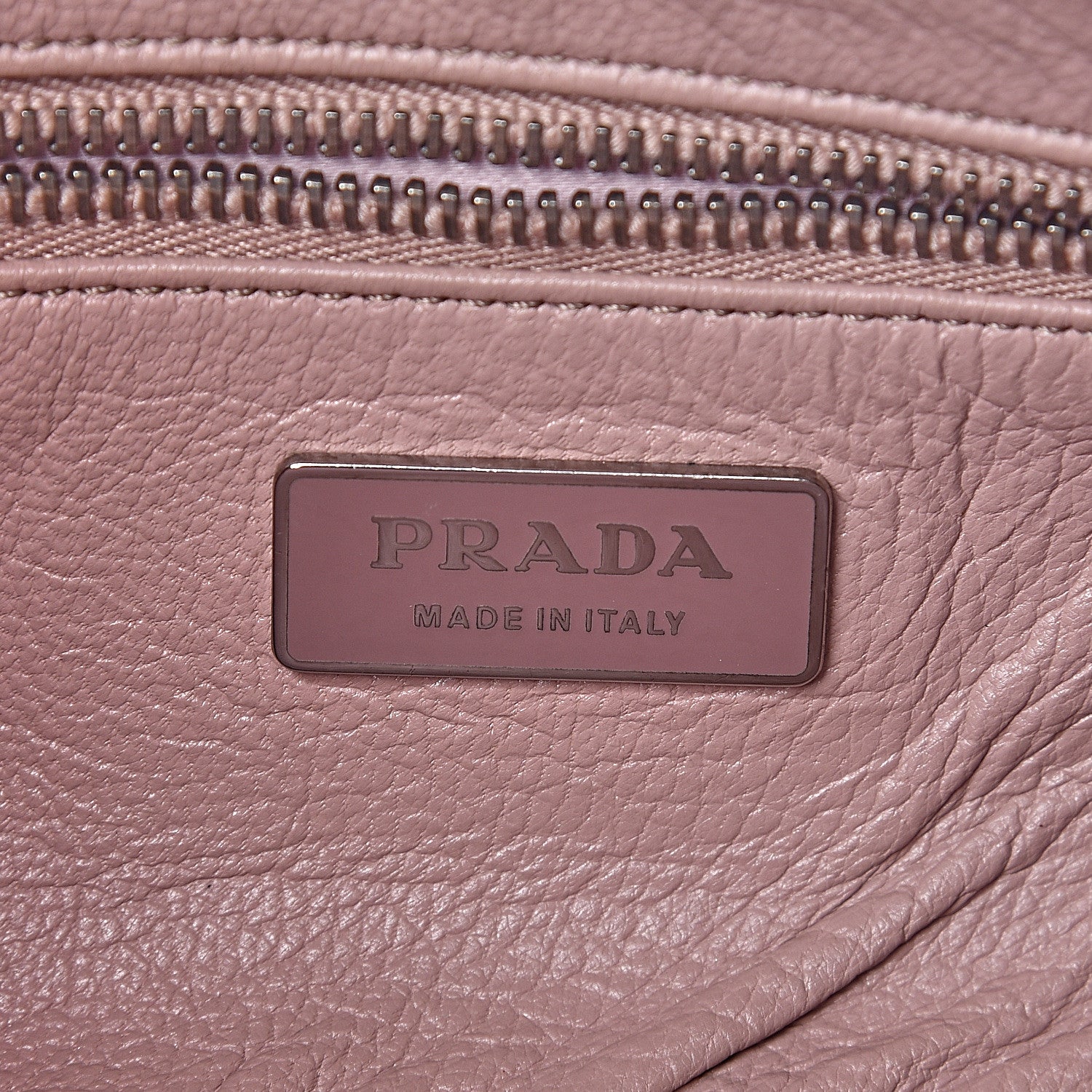 Prada Alligator Shoulder Bag Brown 8 of 10