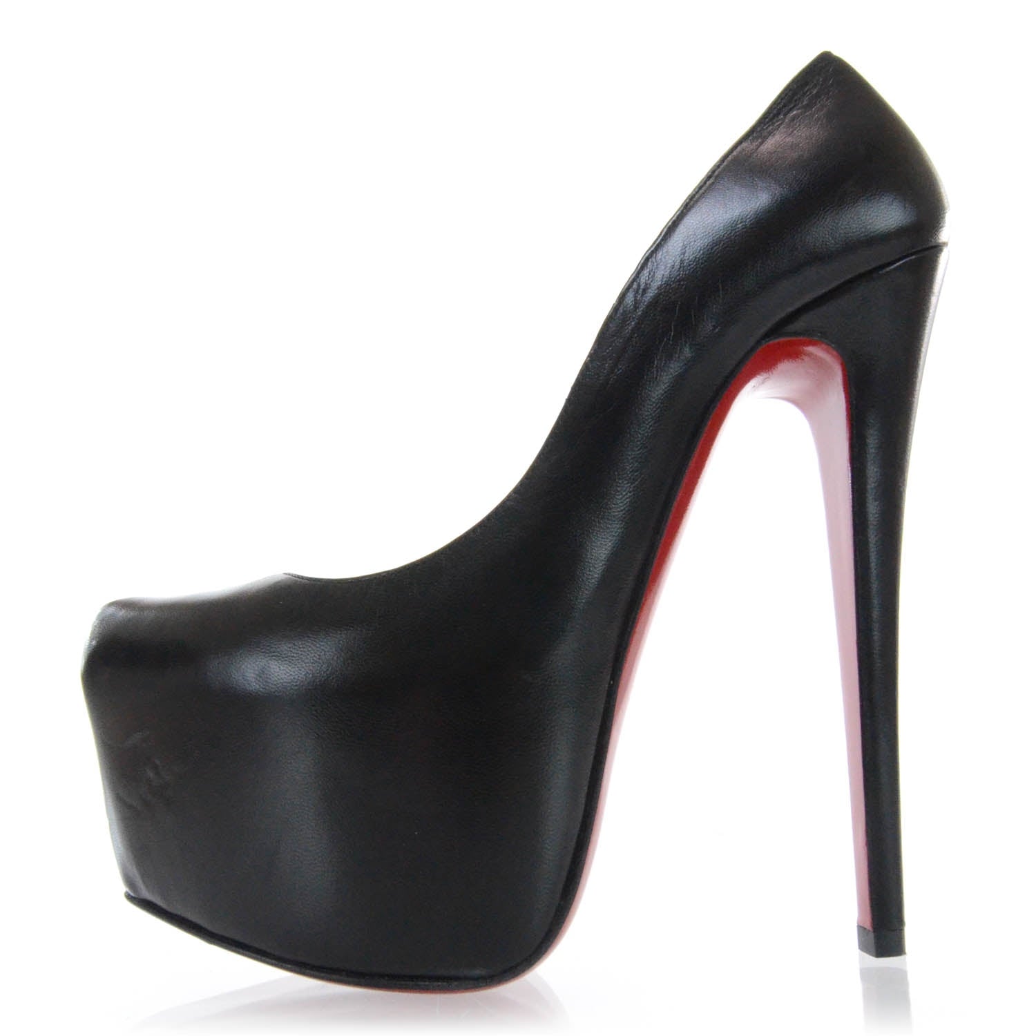 Christian Louboutin Kid Daffodile 160 Pumps 36 Black 1 of 6