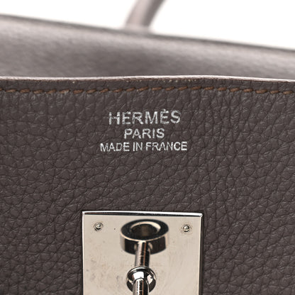 Hermes Togo Birkin 35 Etain 6 of 18