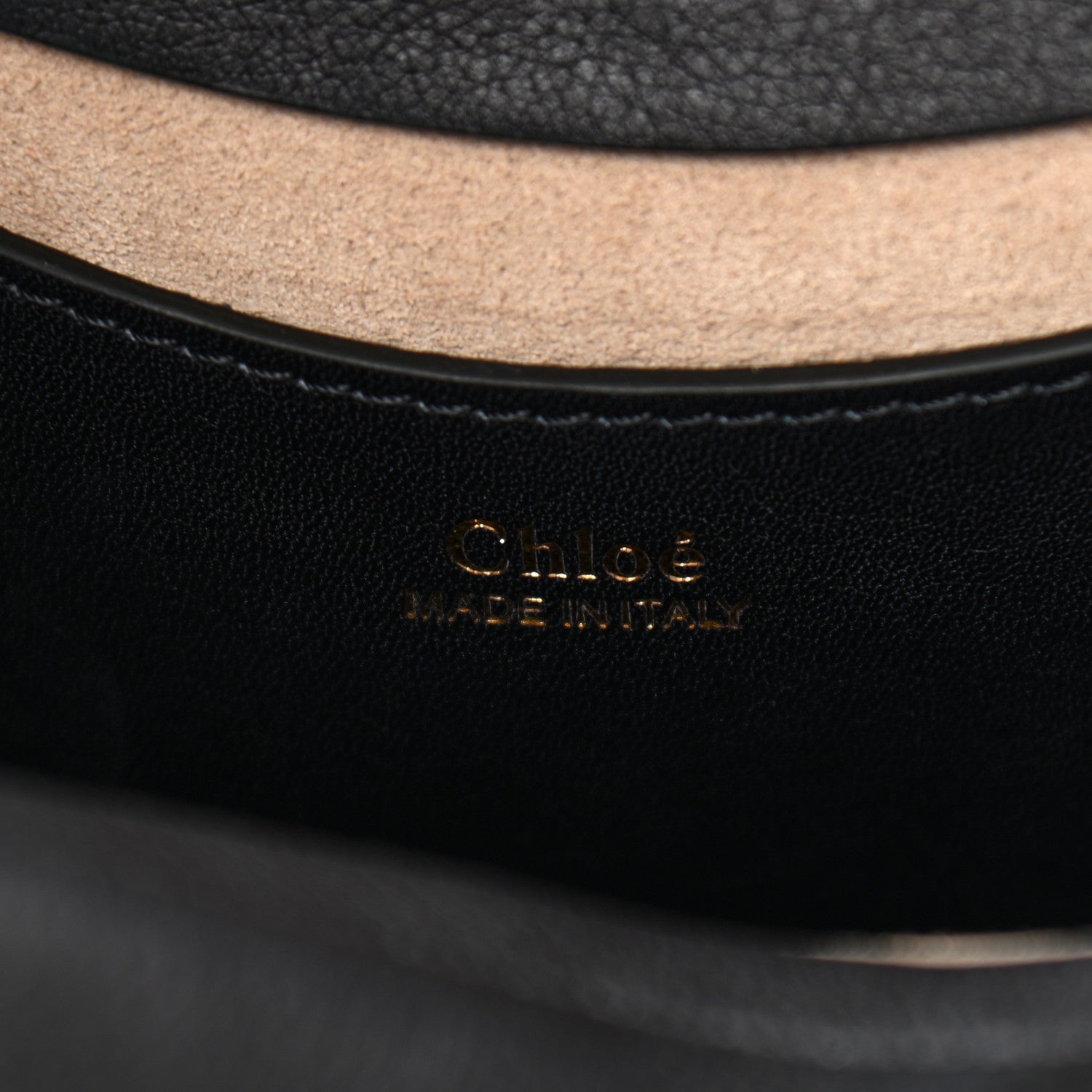 Chloe Small Grain Calfskin Kiss Bag Black 5 of 8