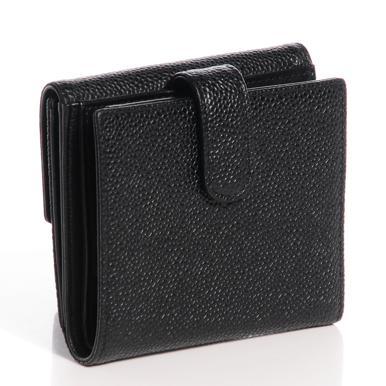 Chanel Caviar CC Small Wallet Black 3 of 7
