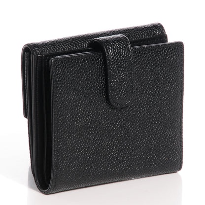 Chanel Caviar CC Small Wallet Black 3 of 7