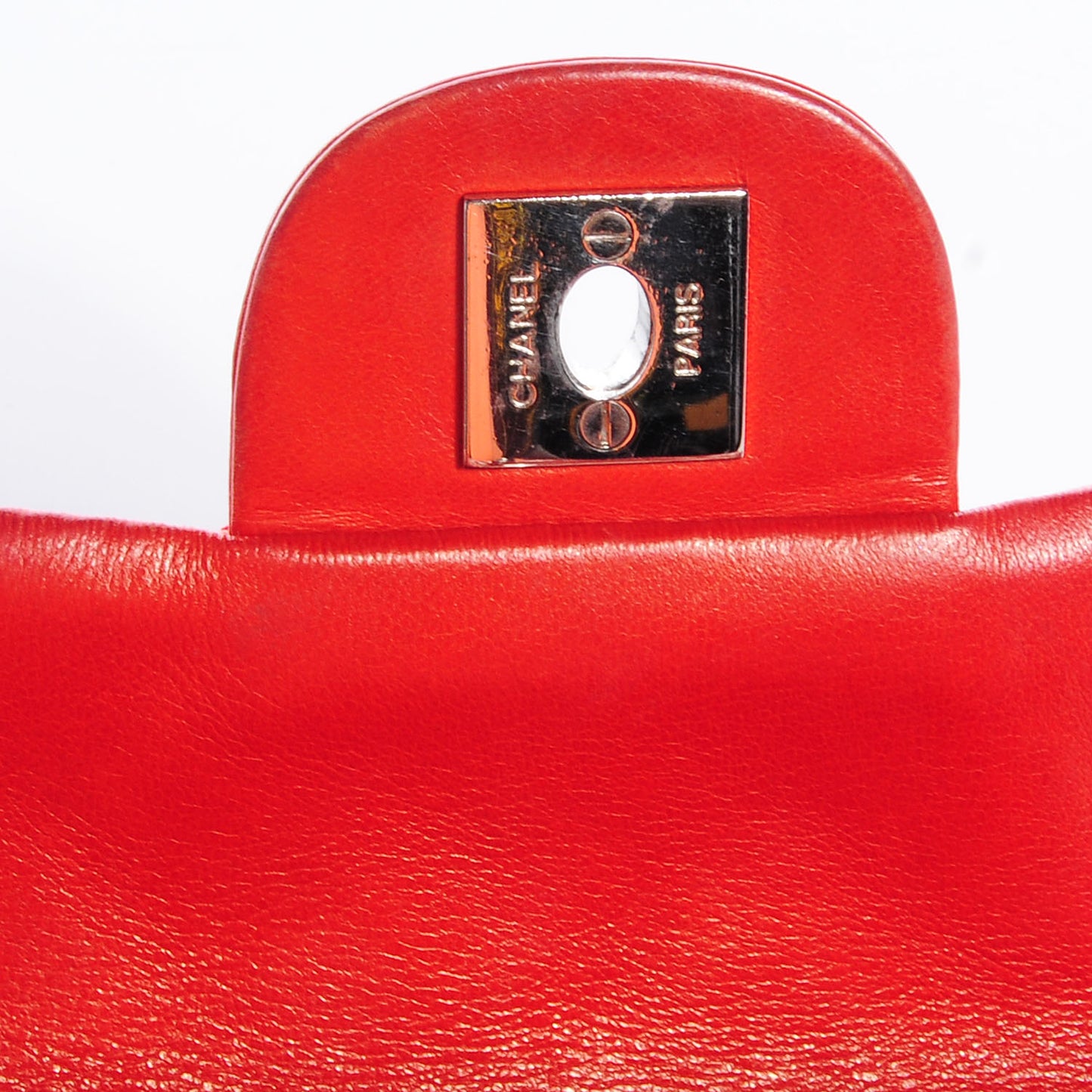 Lambskin Quilted New Mini Flap Red